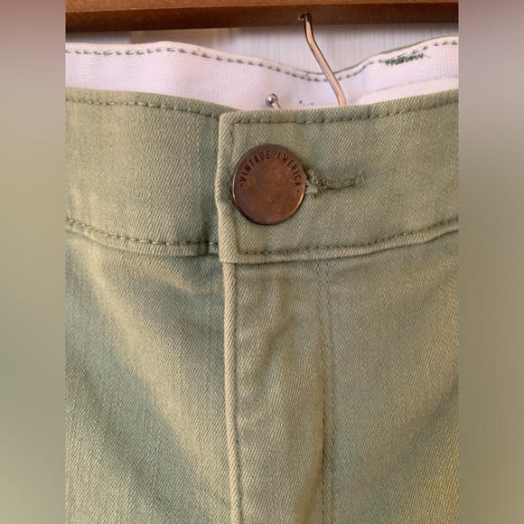 B2G1F Sage green denim pants - Picture 2 of 6